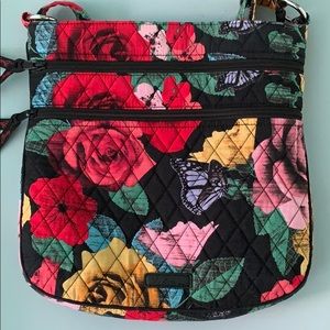 Vera Bradley Triple Zip Hipster Crossbody